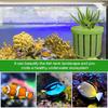 4pcs Pet Fish Tank Decorations Accessories Aquarium Plant Stand Stable Fish Tank Net Cup Hydroponic Plant Storage Fixed Basket