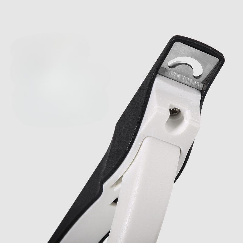 1PC Wearing Manicure One-word Scissors French Nail Piece U-shaped Scissors  Phototherapy Extension Nail Trimming Scissors Anti-splash Manicure Tools