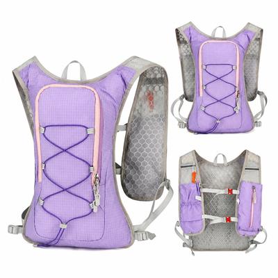 ThaxDirect Running 180g Trail Hydration Reflective Multiple Unisex Backpack, 5L, Ultralight, Stable, Running, Cycling, Vest, Compatible, Breathable,