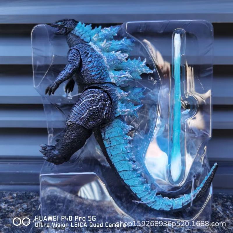 Free Shipping DIY Movable Godzilla Figure - NECA 2019 Edition with Nuclear Power Tail, No Assembly Required