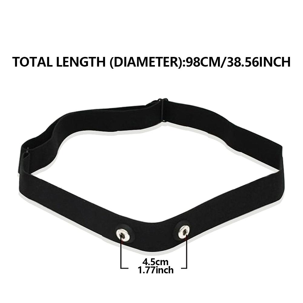 1Pc Heart Rate Monitor Replacement Strap Compatible with Polar H7 H9 H10 Coospo Wahoo Tick Garmin Magene Sensor Band Belt