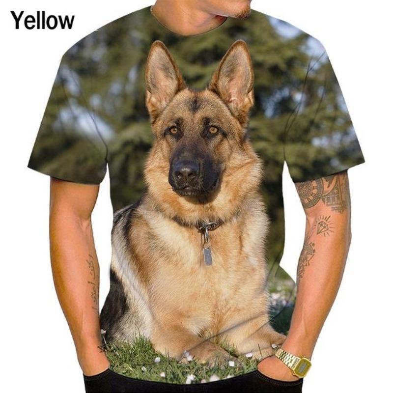 Unisex Funny Cute Dog Graphic T Shirts 3D Printed Summer Casual Cool Men Tee Tops Short Sleeve Oversized