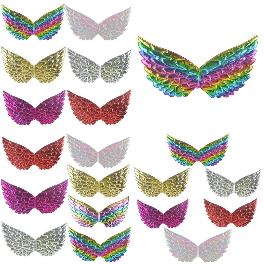Barevná křídla Motýlí křídla na kostýmovou párty Elfí křídla Jednorožcova křídla