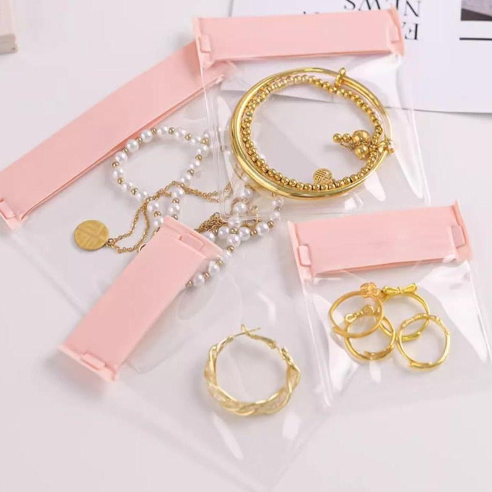 20Pcs Transparent Jewelry Package Bags EVA Small Earrings Bracelet Storage Pouch  For Home