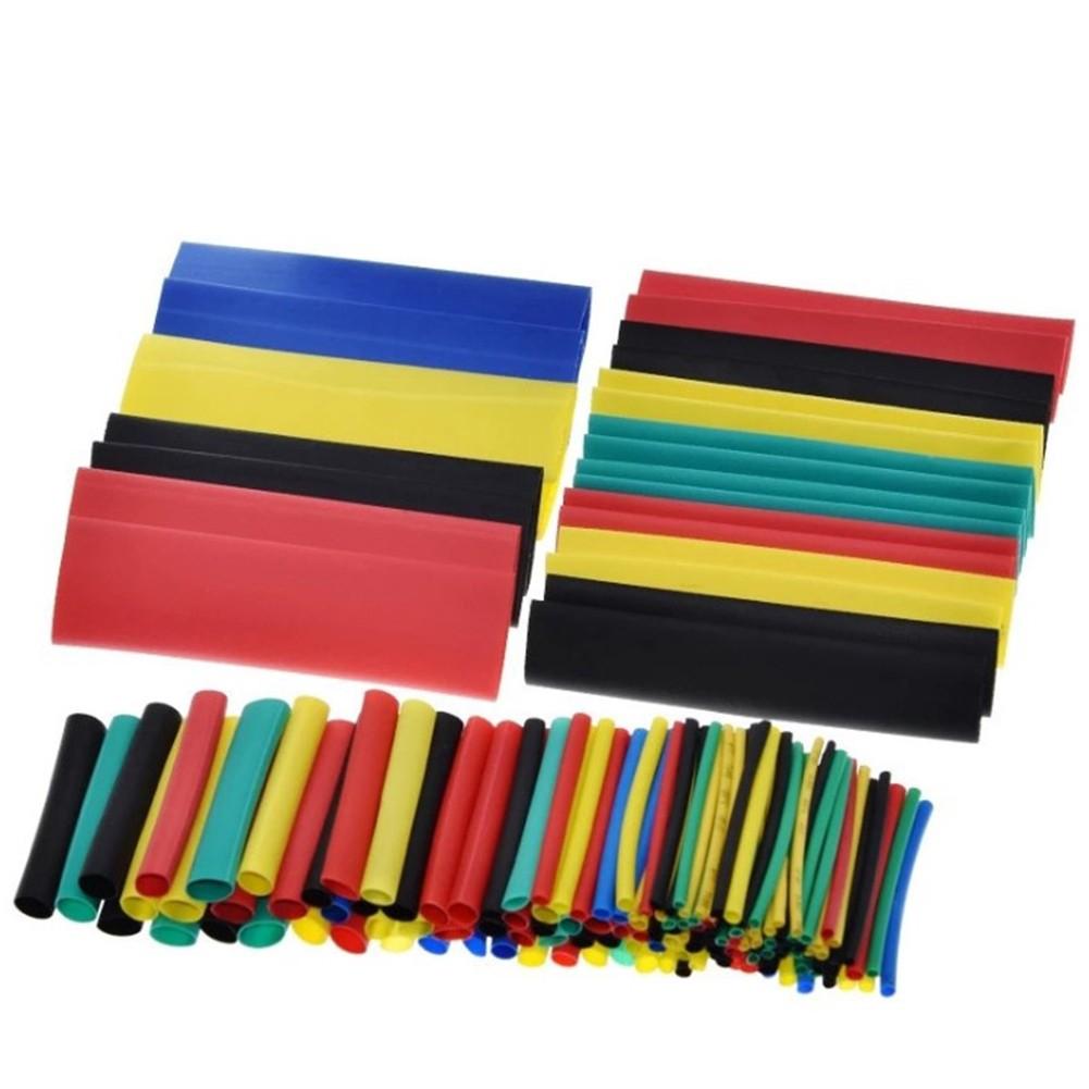164 Pieces of Household Heat Shrinkable Tube Shrinkable Color Wire Sleeve