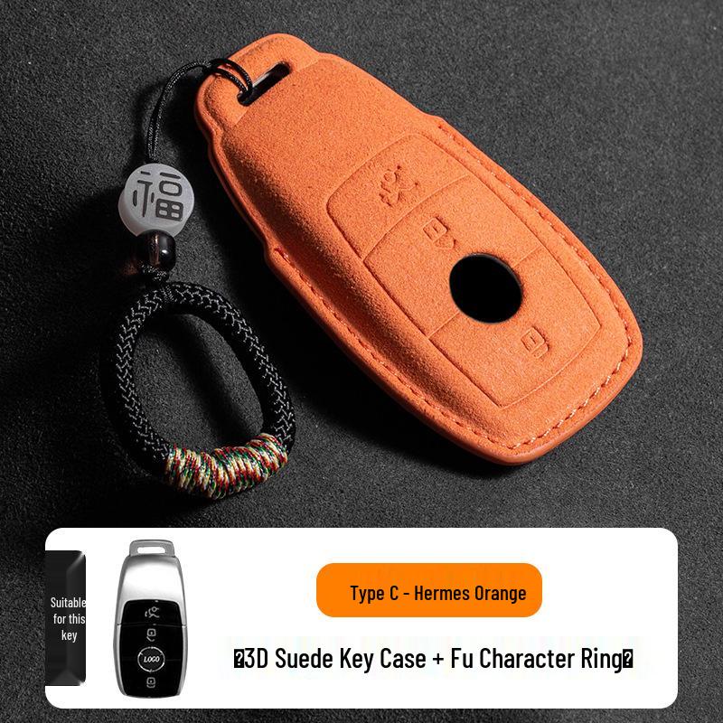 Étui de clé Mercedes-Benz pour GLC, GLE, GLB, GLA, C200L, C260L, E300L, Classe E, Classe S, Classe C