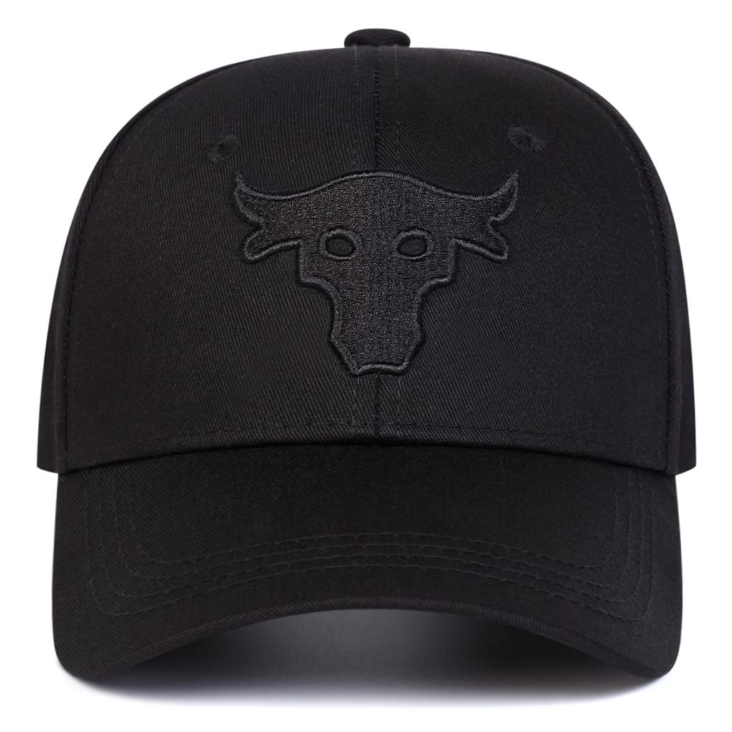New Bull Head Embroidery Five Sided Baseball Cap Couple Outdoor Adjustable Hat Leisure Travel Sunscreen Hats Sports Caps