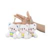 Adorable 11cm Cute Sitting Bear Plush Toy Keychain For Weddings Gifts And