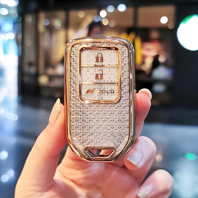 Suitable For Honda Keycase Civic Accord Crv Avancier Urv Spirit Envix Inspire Breeze Keycover Key Shell Keychain Car Buckle