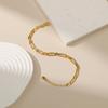 Womens Gold Plated Hollow Zircon Trendy Bracelet Jewelry