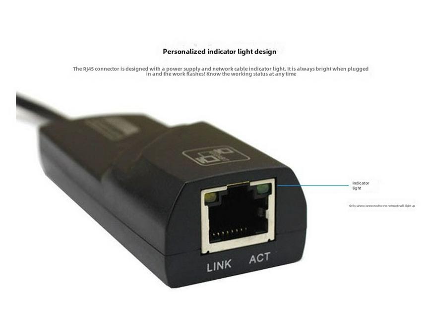 Adaptor de rețea 3.0 Gigabit USB la RJ45 pentru PC, tabletă și dispozitive externe