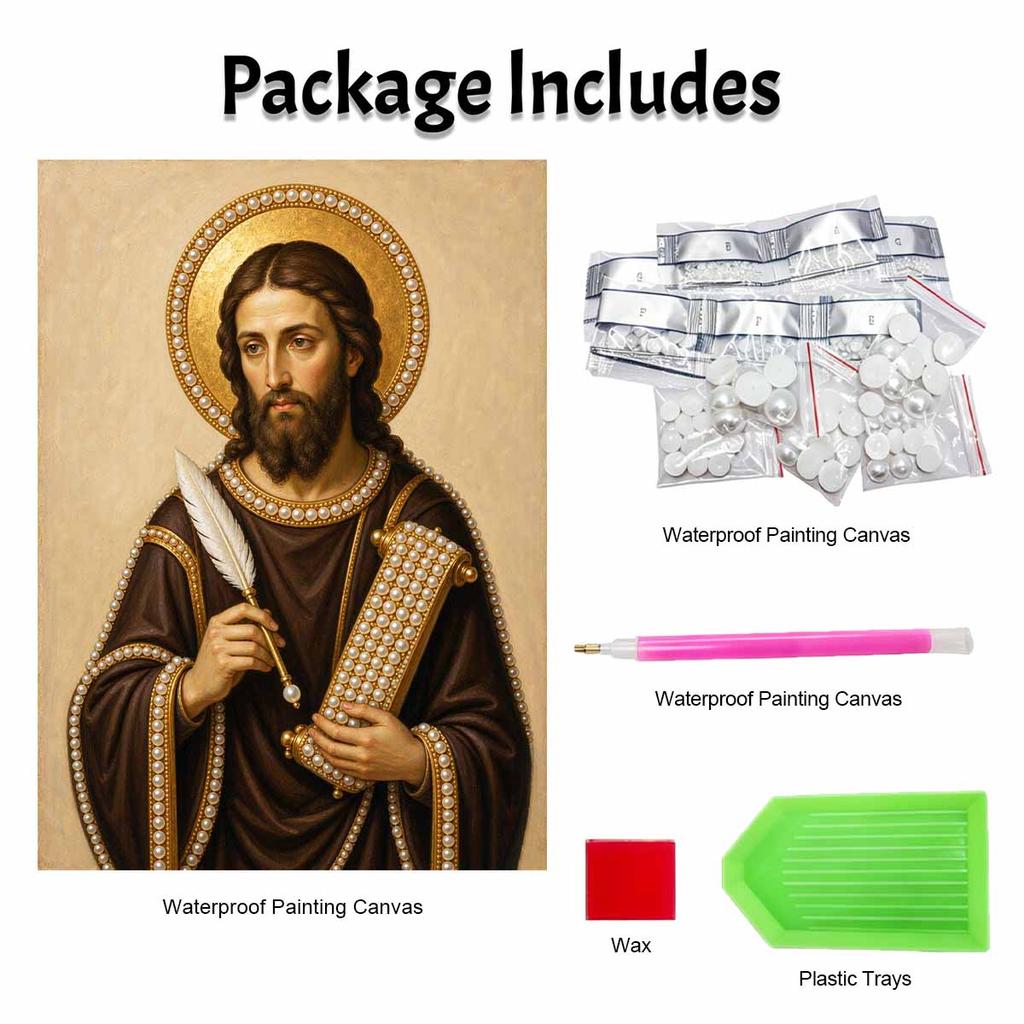 DIY 3D Pearl Diamond Painting Art Set Jesus Religious Portrait Home Decor Art Set Wall Art