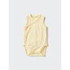 Uniqlo Japan Cotton Mesh Bodysuit Sleeveless Front Opening