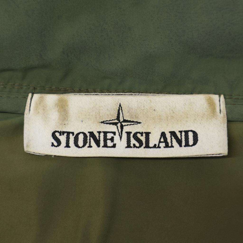 STONE ISLAND 741540922 Green 21 Stainless Steel Nylon Repsfield Jacket Jacket M khakiUsed