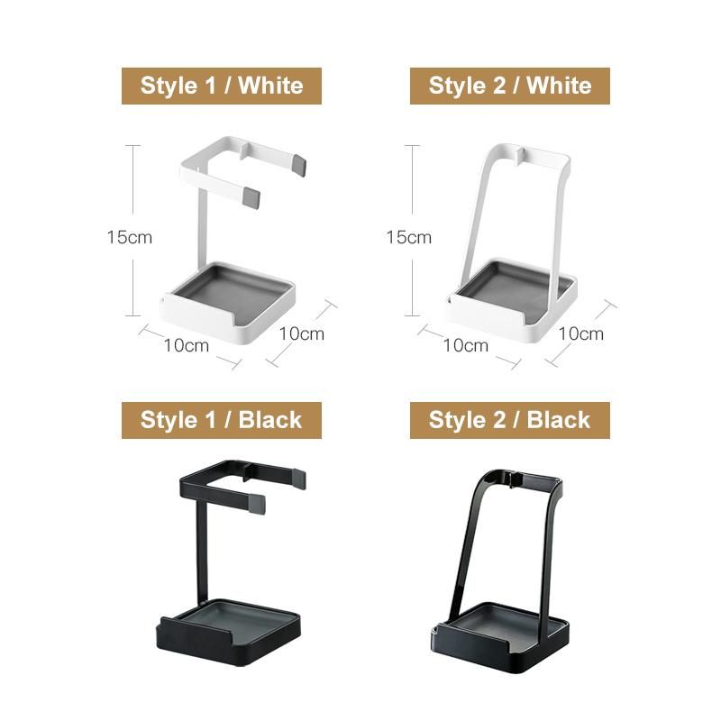 Pot Cover Rack Spoon Holder Stand Kitchen Organizer Pot Lid Shelf Multi-function Spatula Ladle Holder Tableware Storage Rack