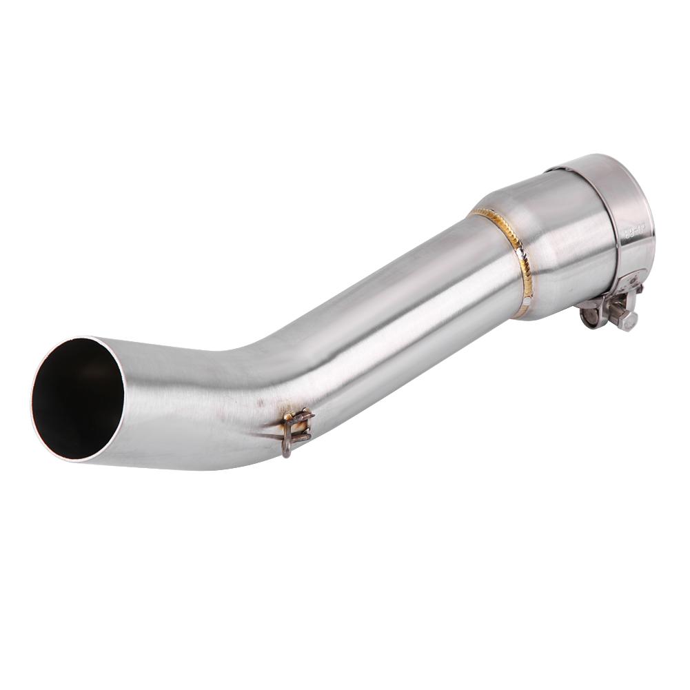 Motorcycle Full Exhaust System Middle Pipe Link Connect for Yamaha FZ1 FZ1 N 2006 2015