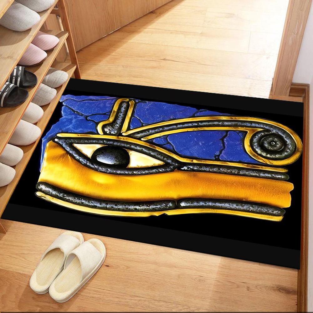 Ancient Egyptian Figures Floor Mats for Living Room, Bedroom and Room Decoration Are Suitable for Gifts.