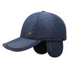 Mittelalterliche und ältere Kappen Herren Baseballkappe Warme Ohrenschutzkappe Herbst Winter Samt Dicke Baumwollkappe