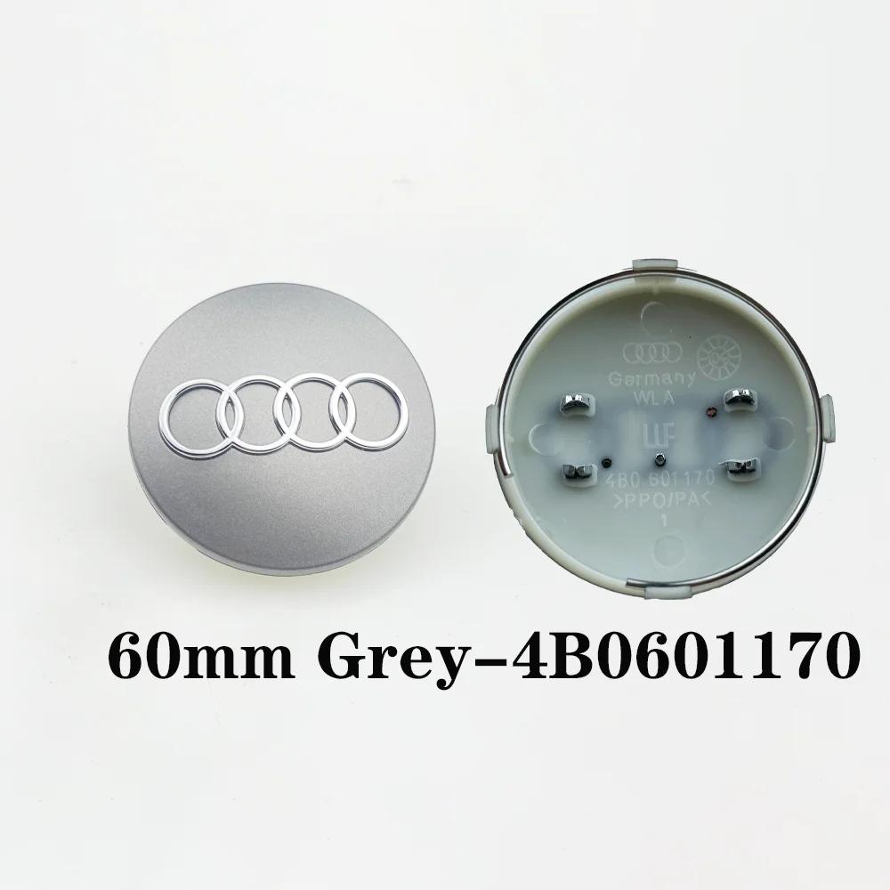 2026 Hot 4pcs 60mm 61mm 69mm 68mm Car Styling Wheel Center Cap Hub Replaced Covers For Audi A3 A4 A5 A6 A7 A8 S4 S6 4B0601170 8D0601170