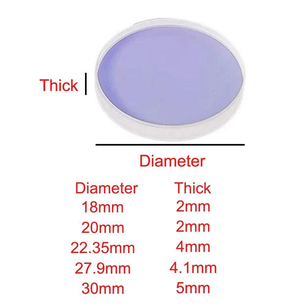 Glass Material Laser Protection Lens 1064nm Optical Quartz Fused Silica Protective Windows Thickness Dia18/20/22.35/27.9/30