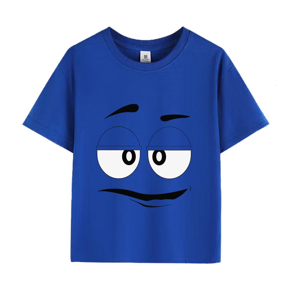 Summer Innovative Chocolate Bean Childrens Printed Tshirt Fun 100 Cotton Casual and Fashionable