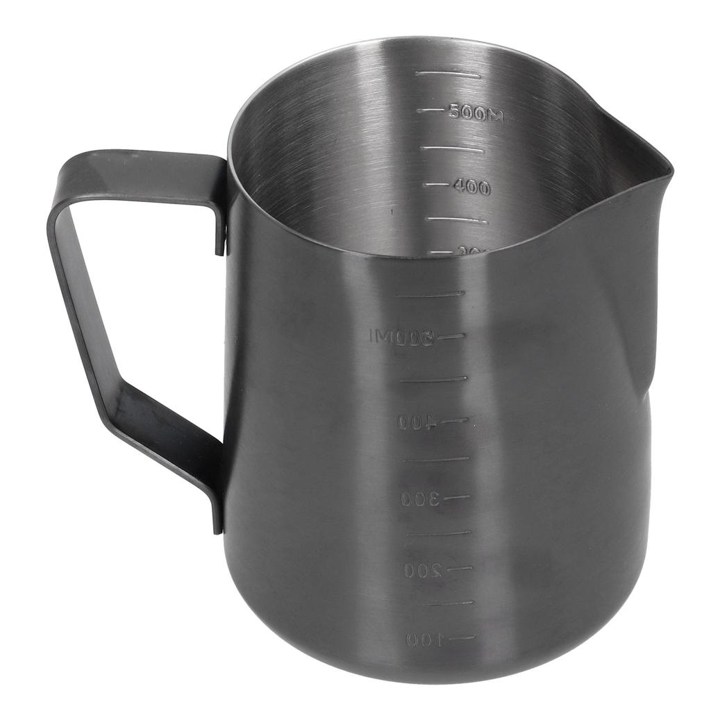 600ml Thickened Coffee Frothing Pitcher Cup Stainless Steel Frothing Jug for Home Office