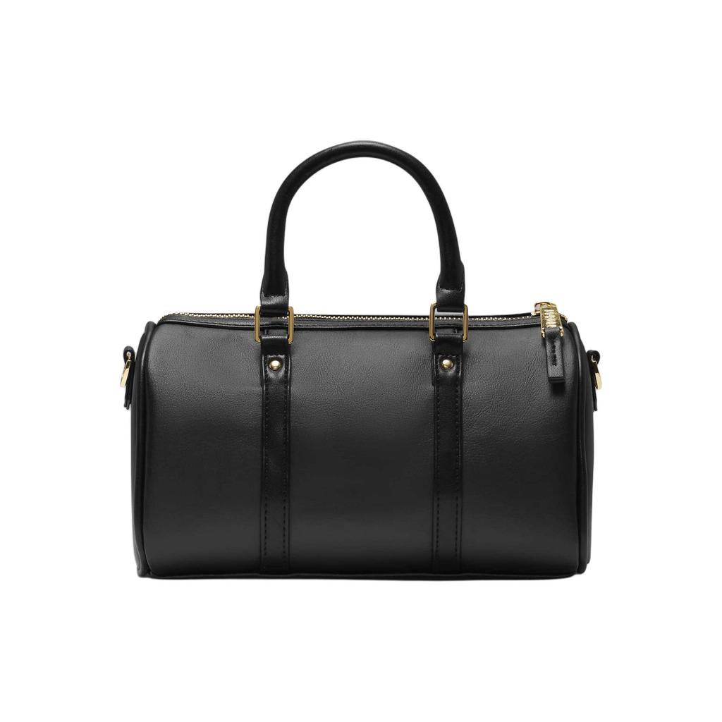 Jordan Bolso Boston de Cuero y Poliéster con Logo de Aviador Metálico Unisex Bolsos de Mano Negro DR5595-010