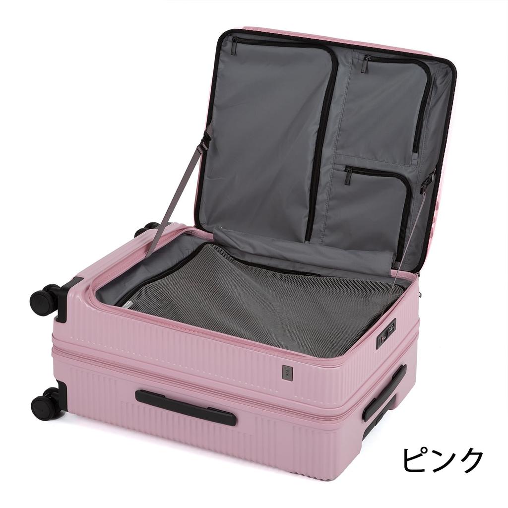 Suitcase Large Large Capacity L Size 5 Nights 6 Days 6 Nights 7 Days Front Open Capacity Expansion Function Caster Stopper Carry Case Carry Bag