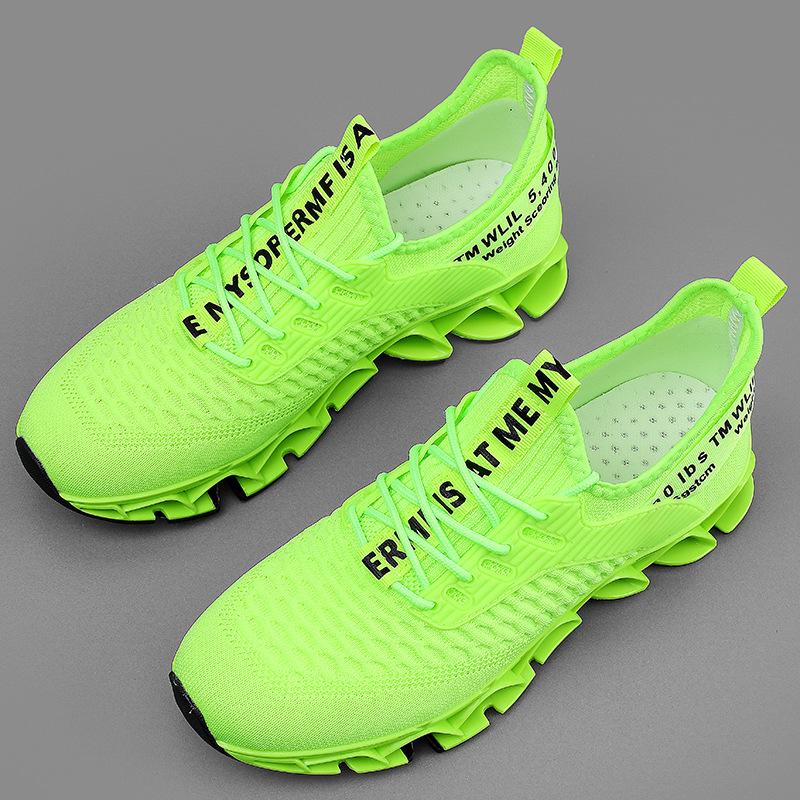 Men's shoes breathable fly-woven running casual shoes sports shoes versatile trendy shoes men's mesh shoes