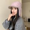 Mit Ohrenklappen Lei Feng Mütze Verdickte Lammwolle Damen Plüschmütze Outdoor Radfahren Kopfbedeckung
