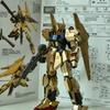 HG 1/144 Spray-Painted Champagne Gold Newborn Hyaku Shiki Mobile Suit Zeta Mobile Suit Assembly Model Kit Collectible Decoration Gift