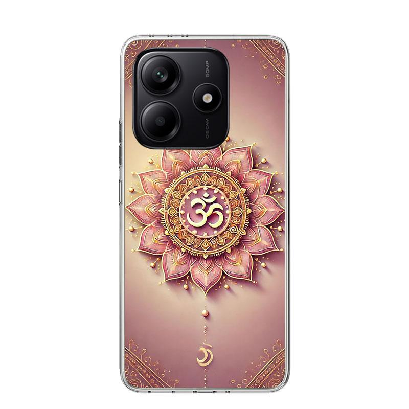 Mandala Chakra Insist Yoga Phone Case For Xiaomi Redmi Note 15 14 13 12S 12 Pro Plus 11S 11E 11 11T 10S 10 Art Soft Pattern Cove