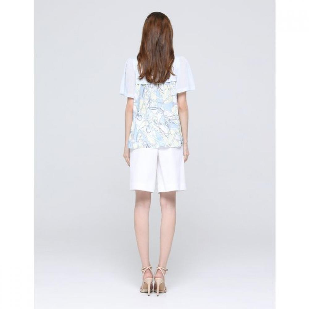 SON JUNG WAN Print Mix Knit Blouse Zkn6262121