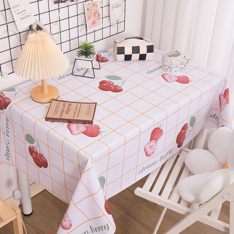 

Водонепроницаемая и маслостойкая ПВХ скатерть в скандинавском стиле - Прямоугольная, Художественный дизайн, Легко чистить, Подкладка для обеденного/кофейного стола 40x60 cm