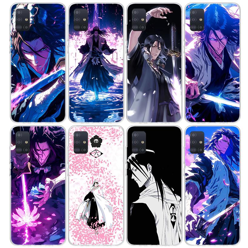Bleach Kuchiki Byakuya Phone Case For Samsung Galaxy A12 A52S A42 A32 A22 A51 A50 Note 20 Ultra 10 S10 Plus A71 A70 A31 A30 A10S