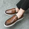 2024 New Mens Slip on Shoes Lightweight Men's Club Shoes Classic Men Shoes for Wedding All-match Leather Men Shoes Loafers