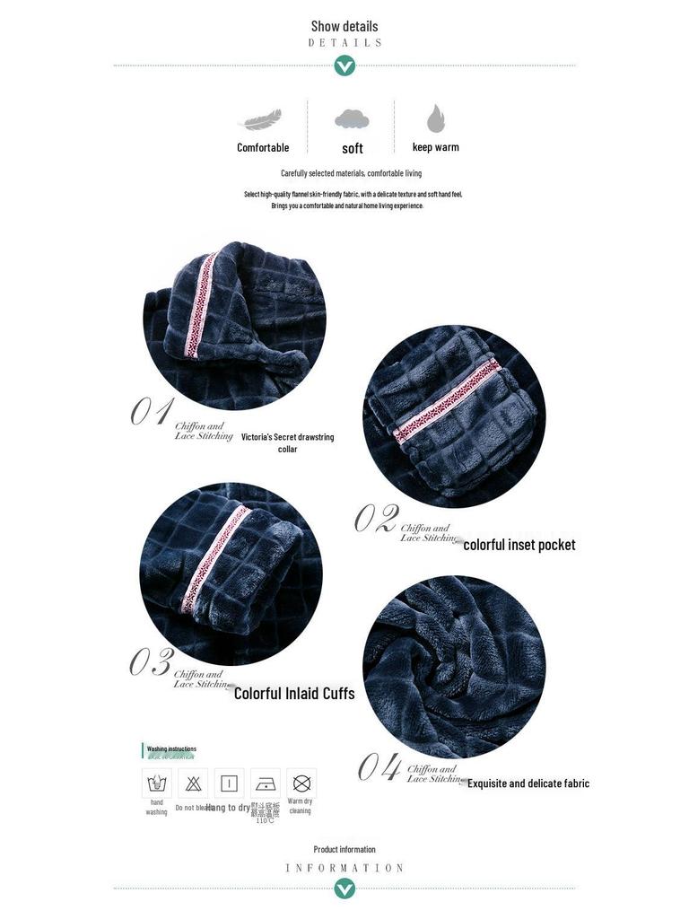 Men's Winter Coral Fleece Pajamas - Thickened Flannel, Outdoor-Friendly, One-Piece.