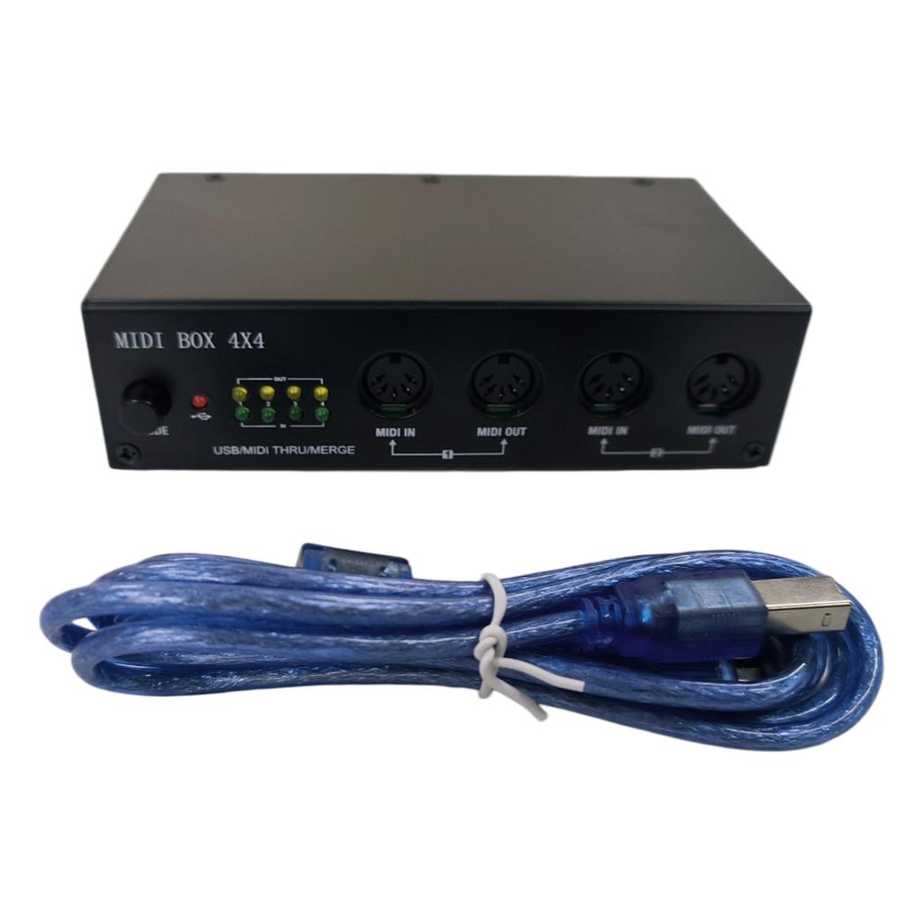 Low Latency USB Interfaces 4 In 4 Out Hubs Plugs And Play Reduces Delay In Professional Sound Production Environment