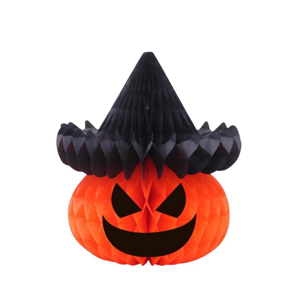 Halloween Party Decoration Honeycomb Ball Pendant Pumpkin Spider Three-dimensional Honeycomb Festival Halloween Decoration Arrangement