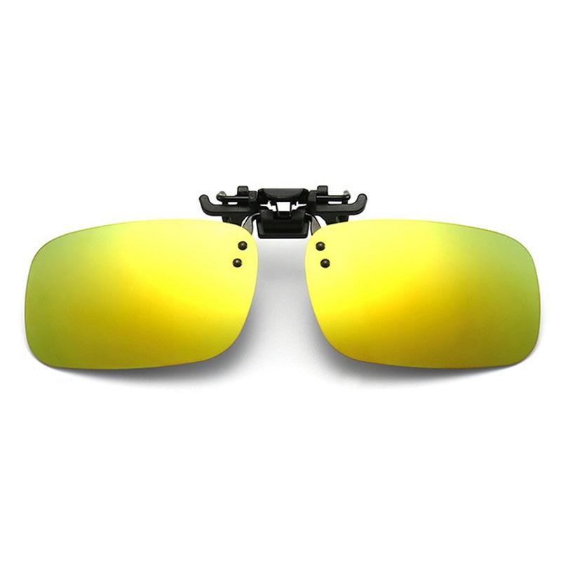 MAXJULI Car Driver Goggles Anti-UV Sun Glasses Driving Night Vision Lens Clip On Sunglasses for Men Women