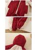 New Autumn & Winter Baby Fleece-Lined Cotton Onesie - Warm, Windproof, Long-Sleeved Romper for Children