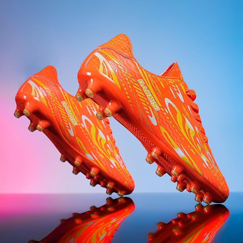 Factory Football Shoes People Grass Field Children's Anti-skid Short Nails Youth Game Training Shoes Long Broken Nails Sports