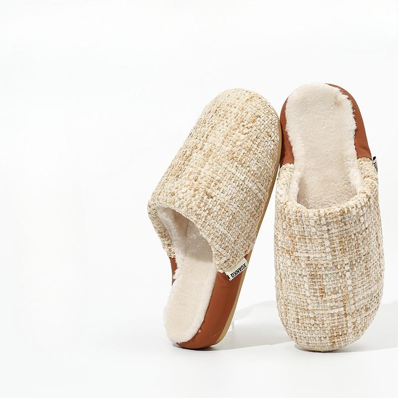 Soft-soled Anti-slip Cotton Shoes, Home Indoor Women's Shoes, Silent Slippers