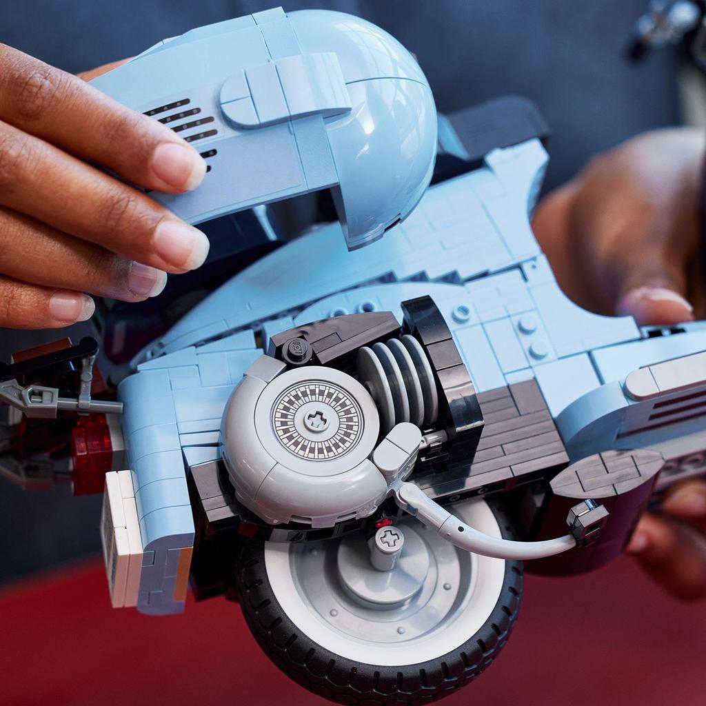 LEGO Vespa 125 10298 Toy Block Present Vehicle Vehicle Motorcycle Boys Girls Adults