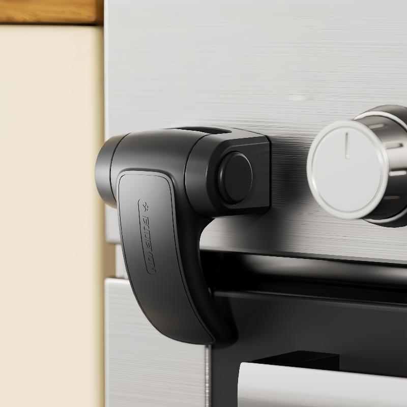 1Pcs Home Oven Lock New Baby Protection Door Catch Lock Safety Fridge Lock Door Stopper Safety Lock