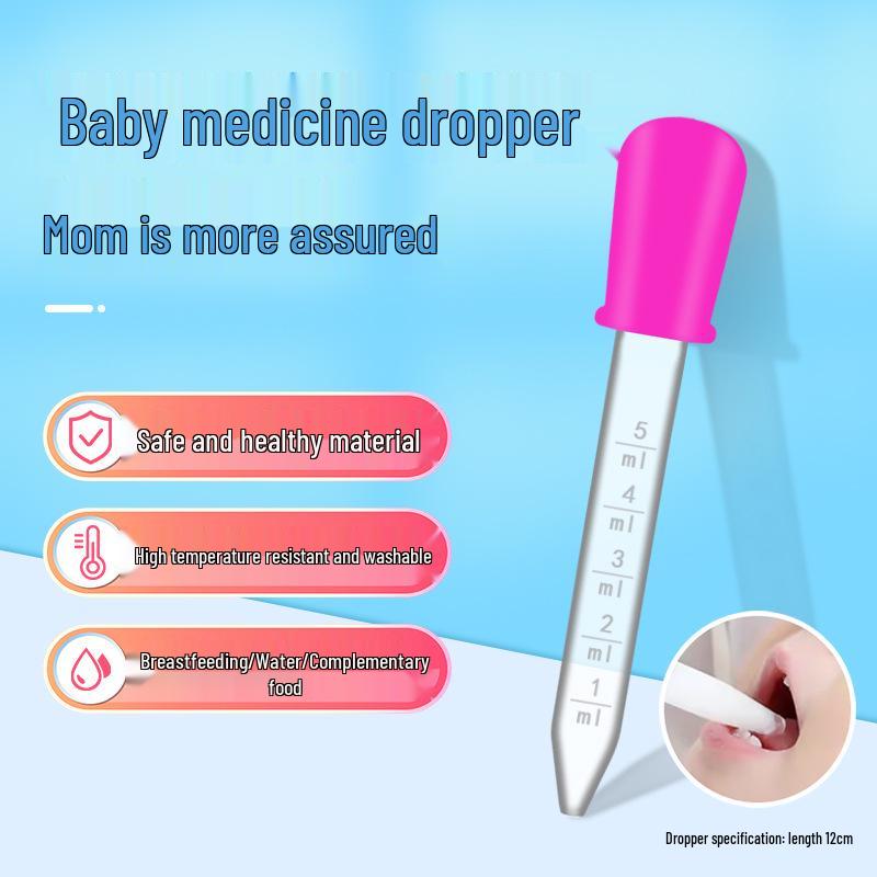 Children's Silicone 5ml Medicine Dropper & DIY Baking Tool with Scale