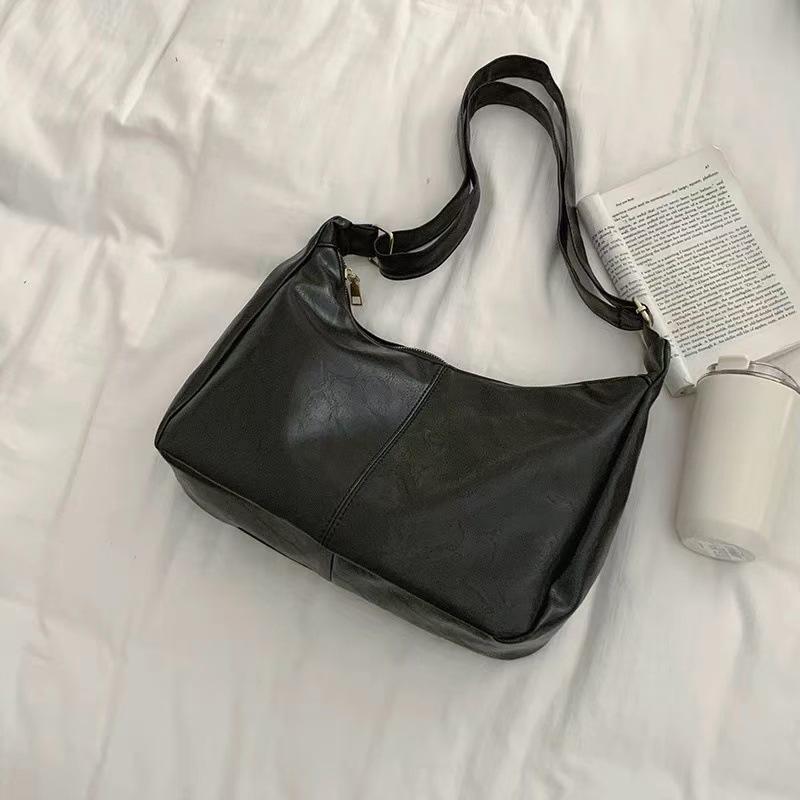 Maillard Retro Women's Crossbody Tote - Trendy, Versatile, Large Capacity Korean Style Bag