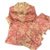 Cationic Chinese Style Ice Silk Jacquard Pajamas Set for Women - Retro Homewear Also Suitable for Outdoor Wear
