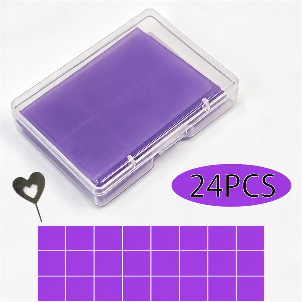 24PCS Diamond Painting Wax Clay Set with Heart Pin Sticky Pen Glue Clay for 5D DIY Diamond Art Rhinestone Craft Tools Portable Storage Box Accessories