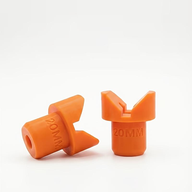 Heavy-Duty V-Clamps | Suitable for MFT Workbench, 19/20mm Hole Size, Plastic Fixing Clamps for Round and Square Parts